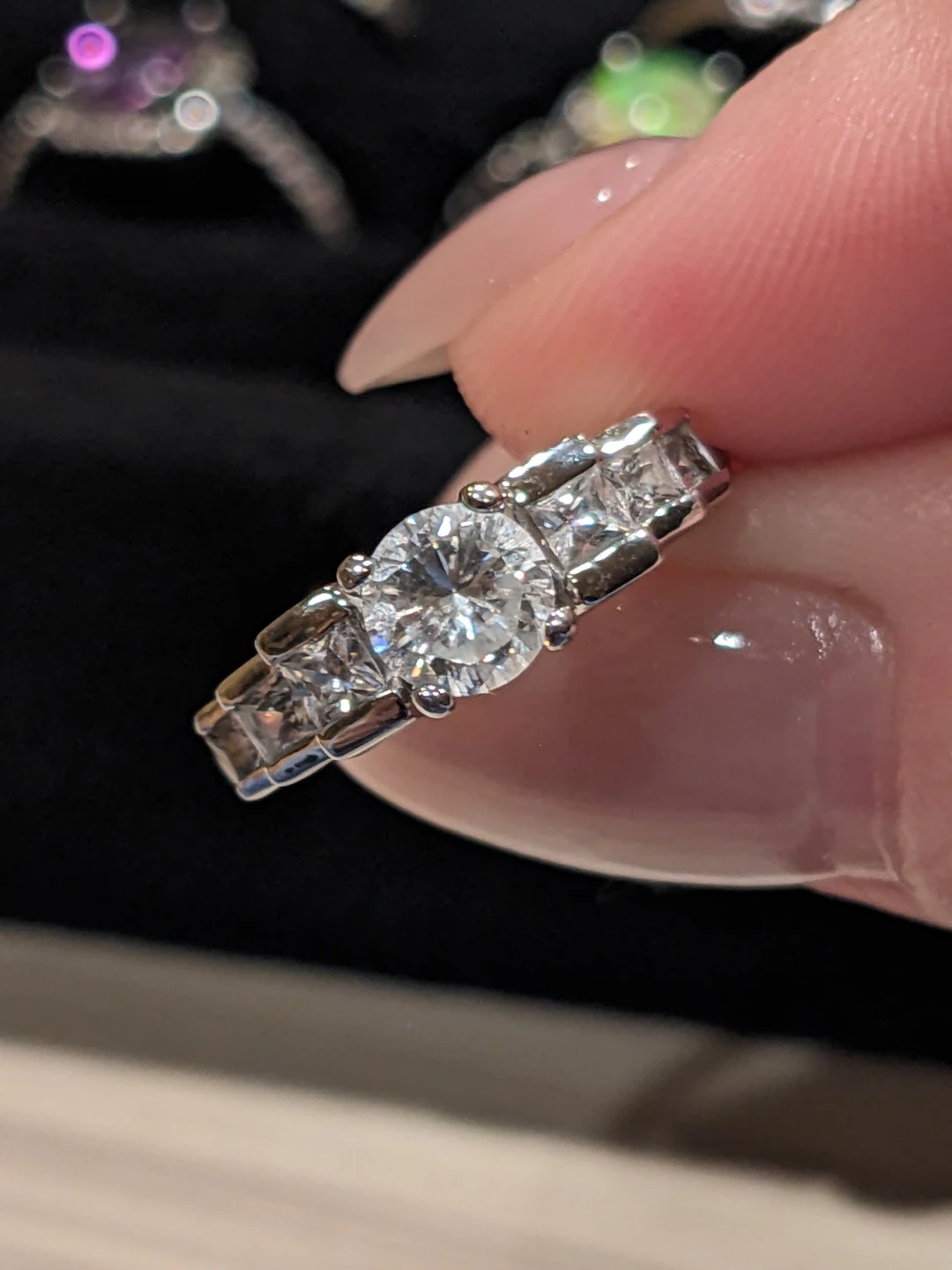 Sterling Silver and Cubic Zirconia Ring