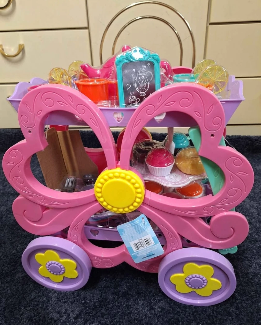 Kids Flower Tea Cart Playset(new) - photo 2