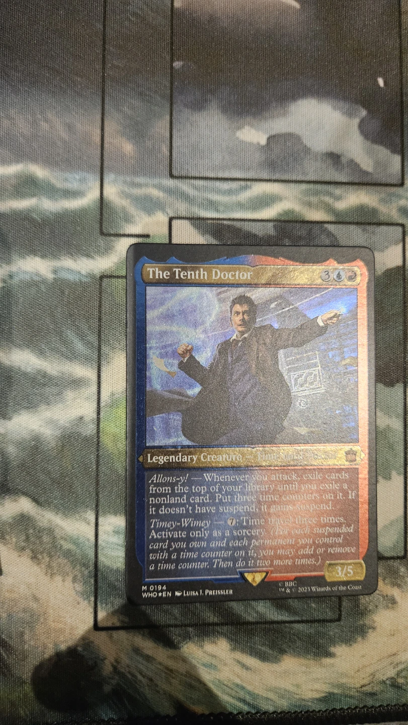 Magic The Gathering The Tenth Doctor Thick Card
