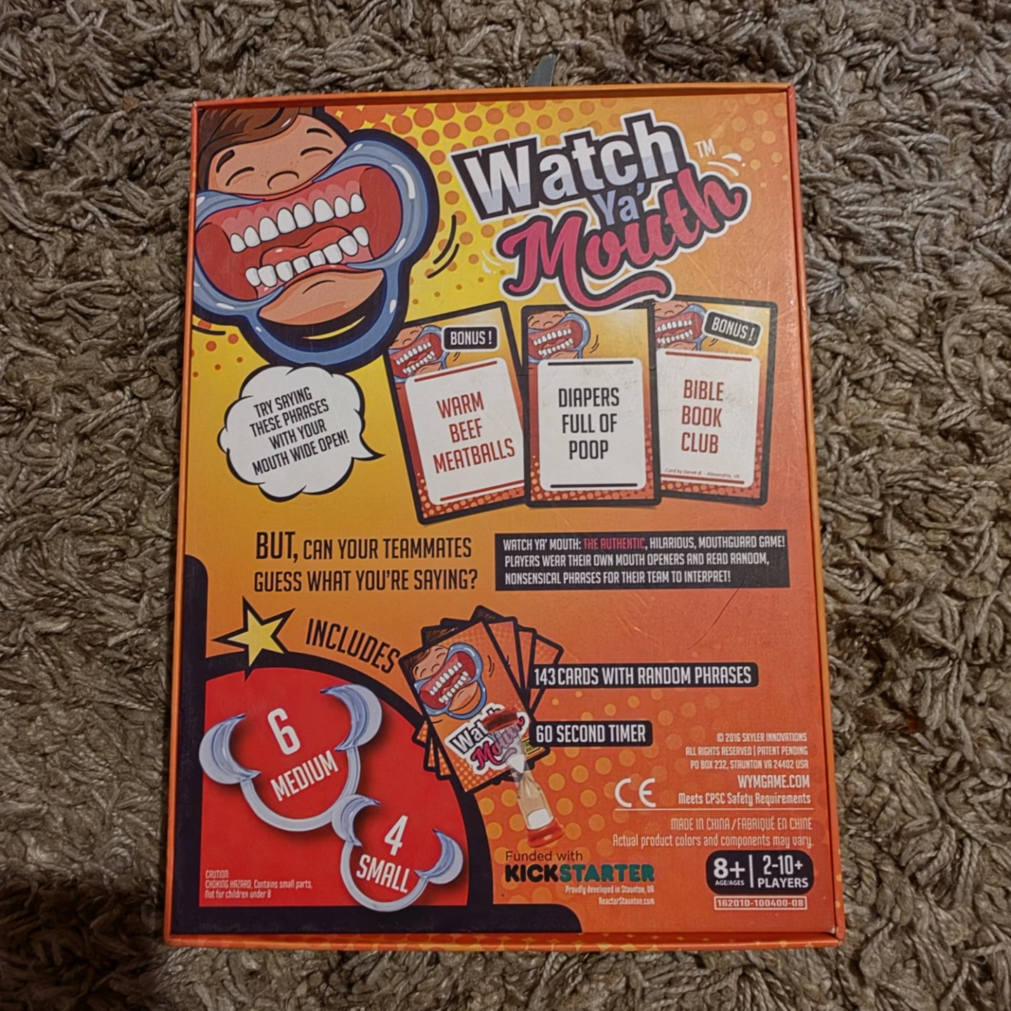 Watch Ya' Mouth Party Game - photo 3