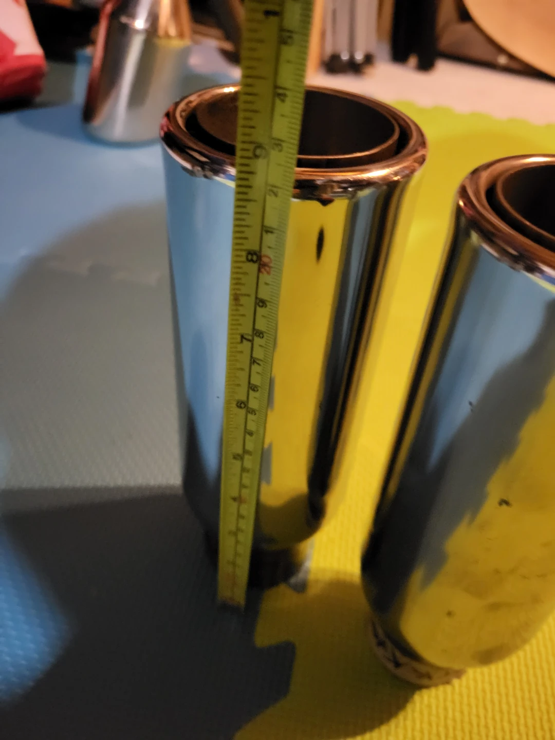 2 Chrome Medium Exhaust Tips - photo 4