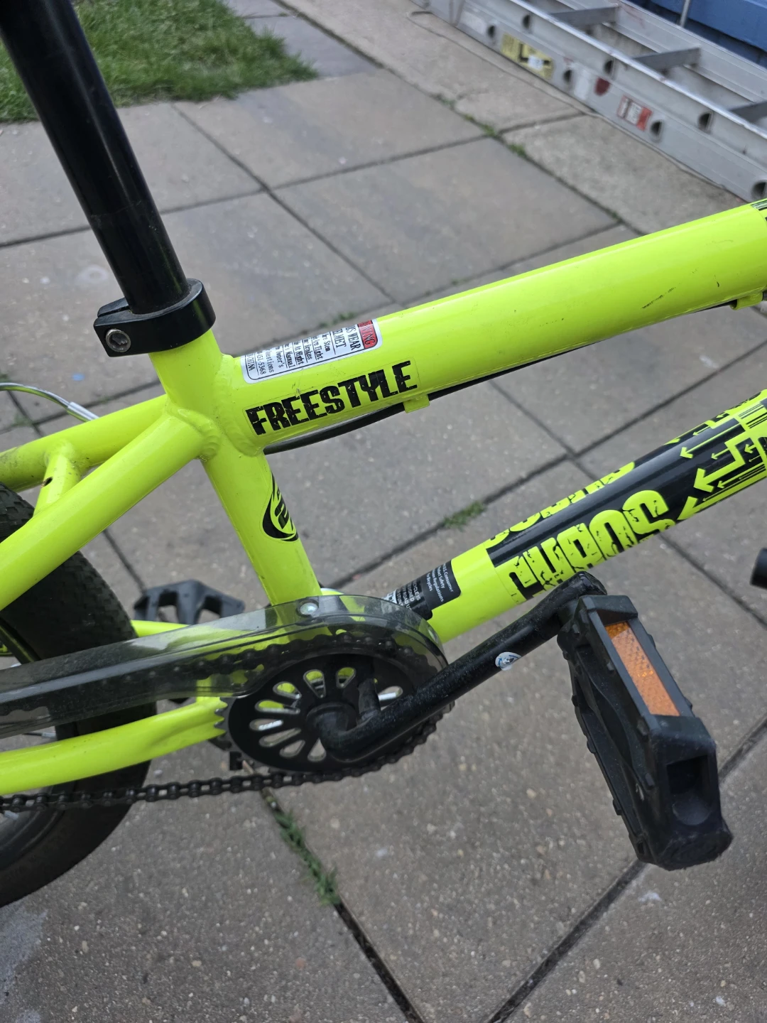 Hent "FREESTYLE" BMX Bike - Neon Yellow - photo 2
