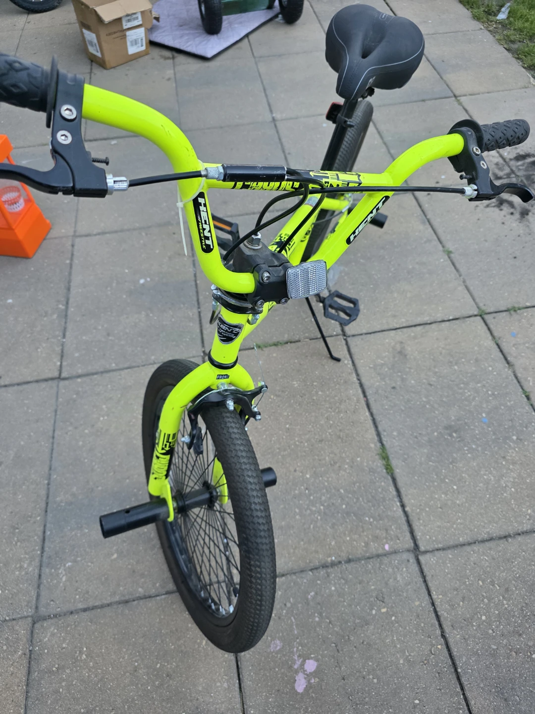 Hent "FREESTYLE" BMX Bike - Neon Yellow - photo 3