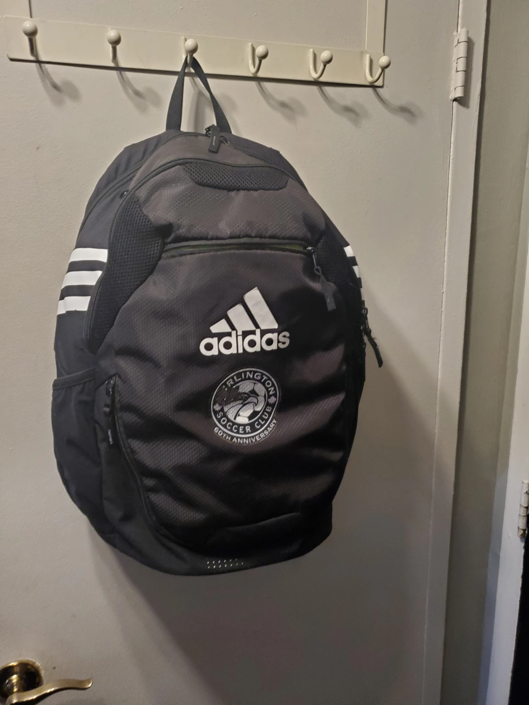 Adidas Soccer Backpack Black