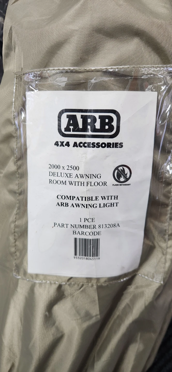 ARB Deluxe Awning Room with Floor 2000 x 2500