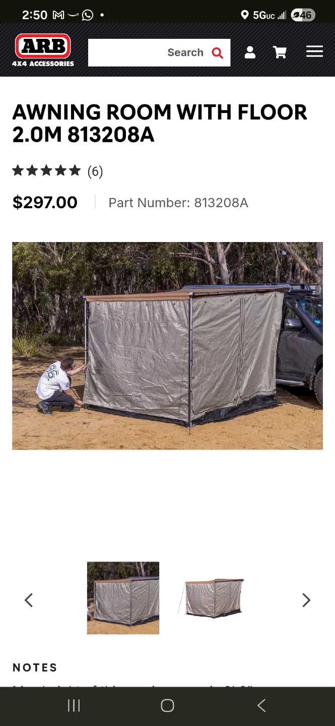 ARB Deluxe Awning Room with Floor 2000 x 2500 - photo 2