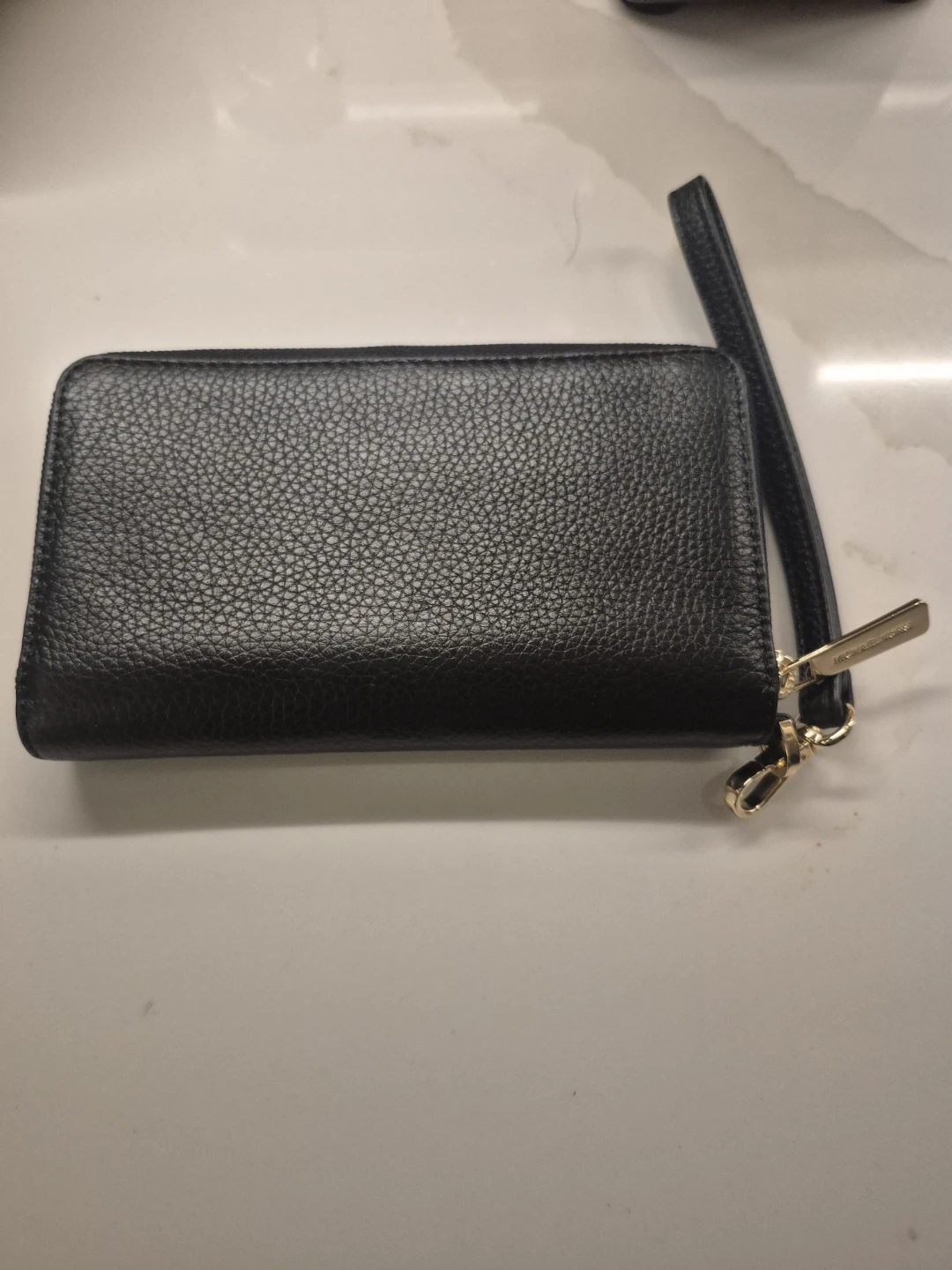 Michael Kors Black Leather Wristlet Clutch - photo 2