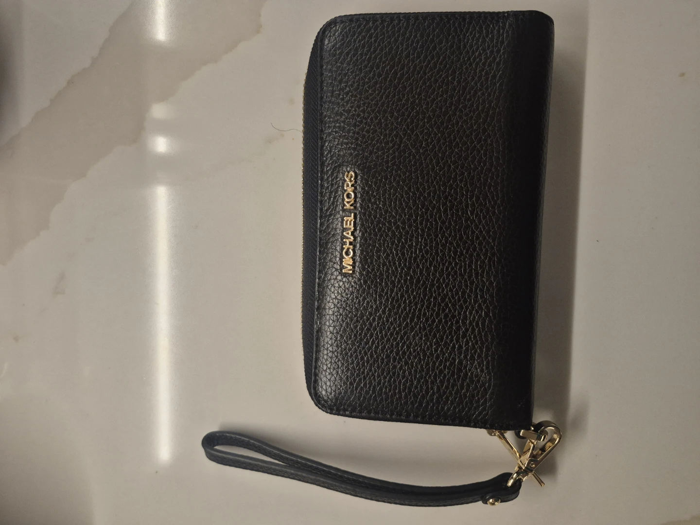 Michael Kors Black Leather Wristlet Clutch - photo 3