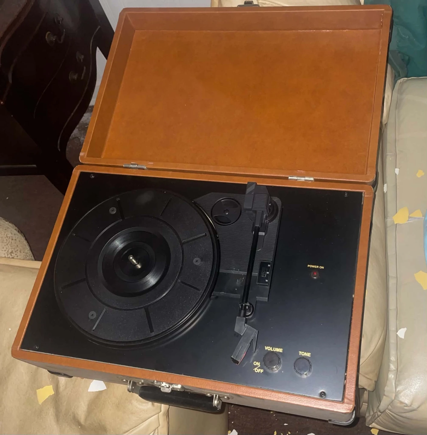 Portable Record Player Turntable