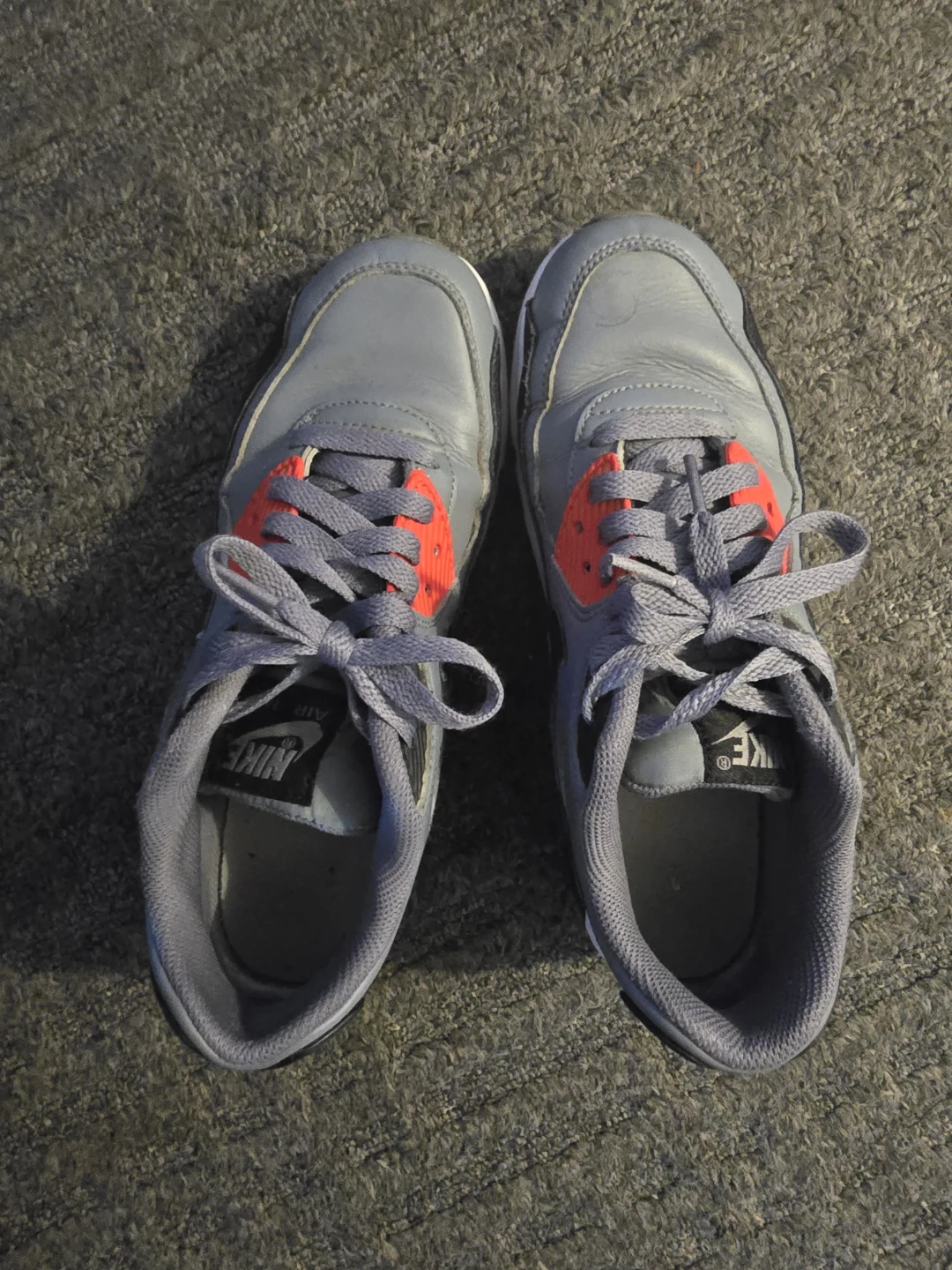 Nike Air Max 90 RED BLACK GREY WHITE - photo 3