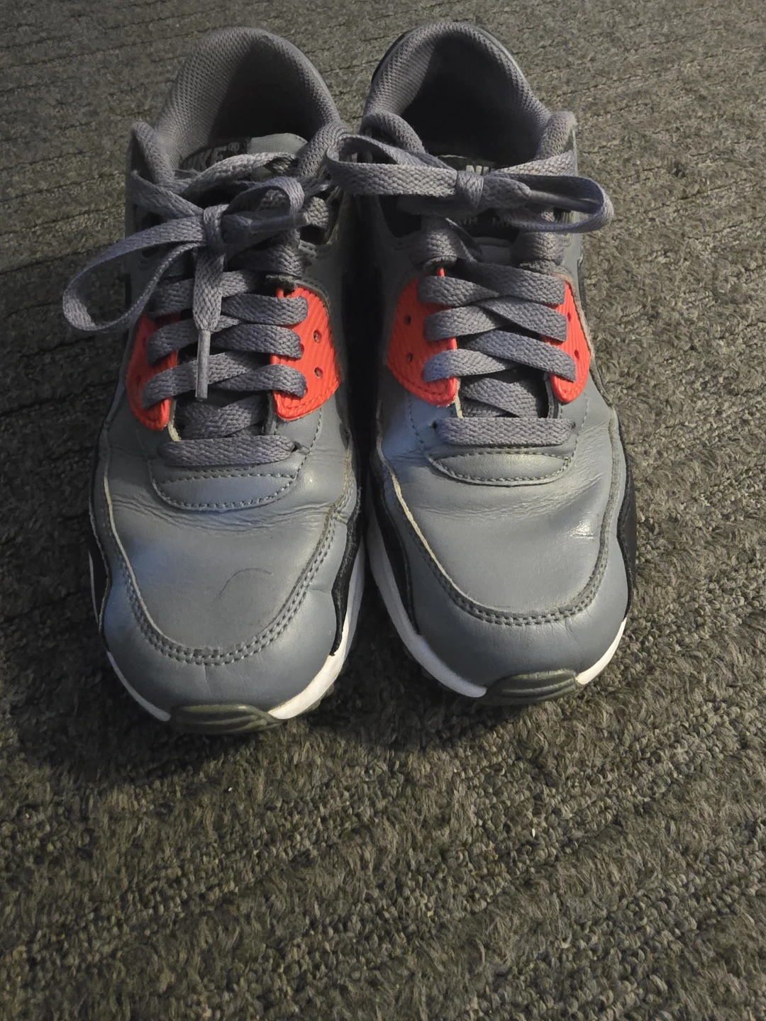Nike Air Max 90 RED BLACK GREY WHITE - photo 4