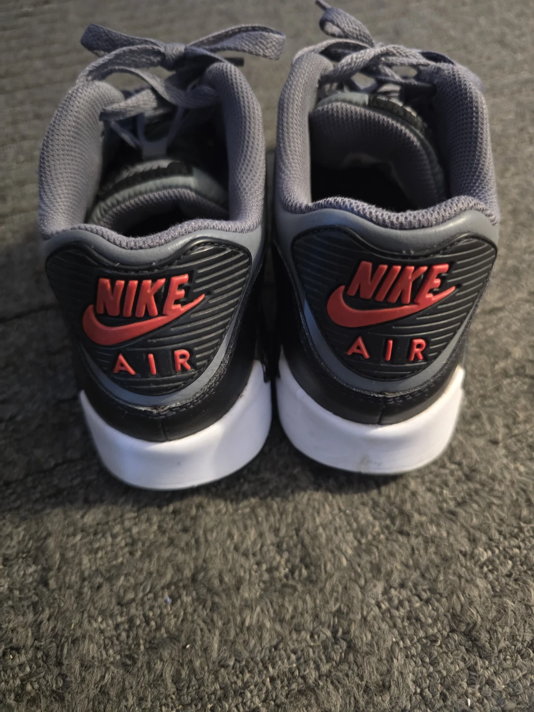 Nike Air Max 90 RED BLACK GREY WHITE - photo 5