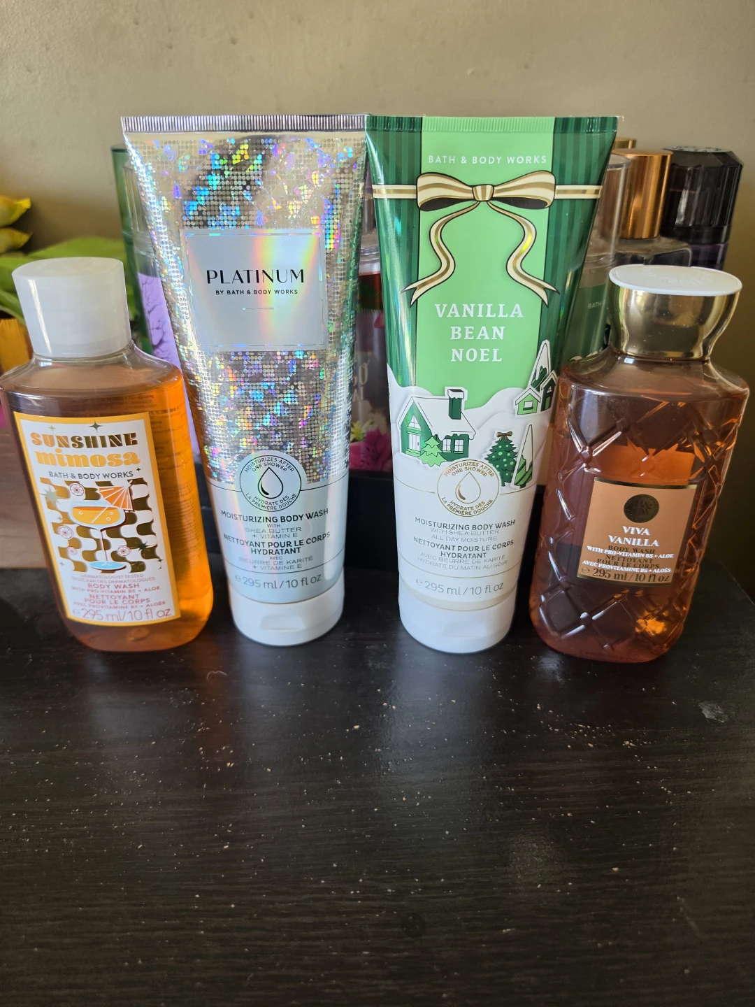 4 Bath and Body works body wash