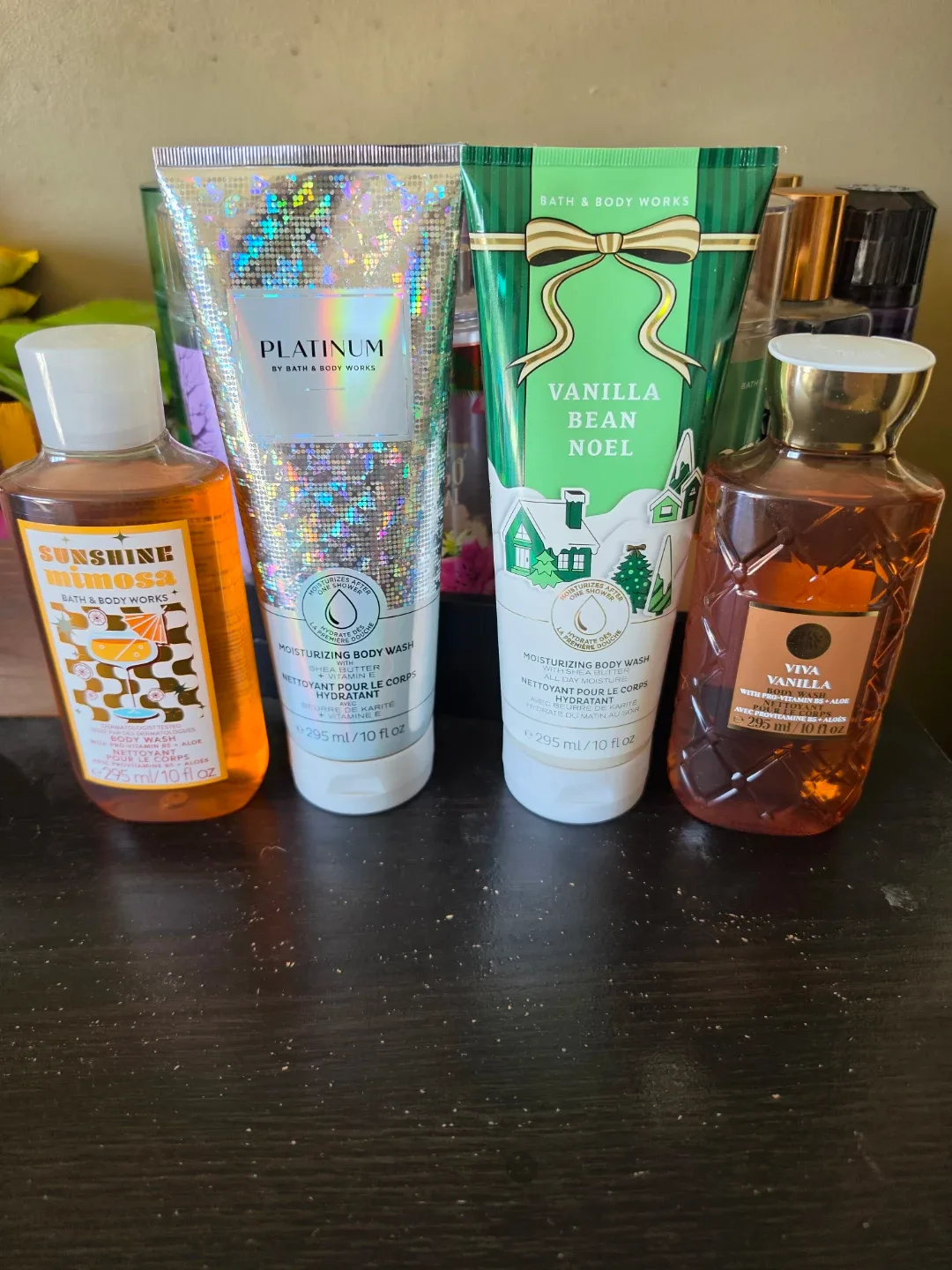 4 Bath and Body works body wash