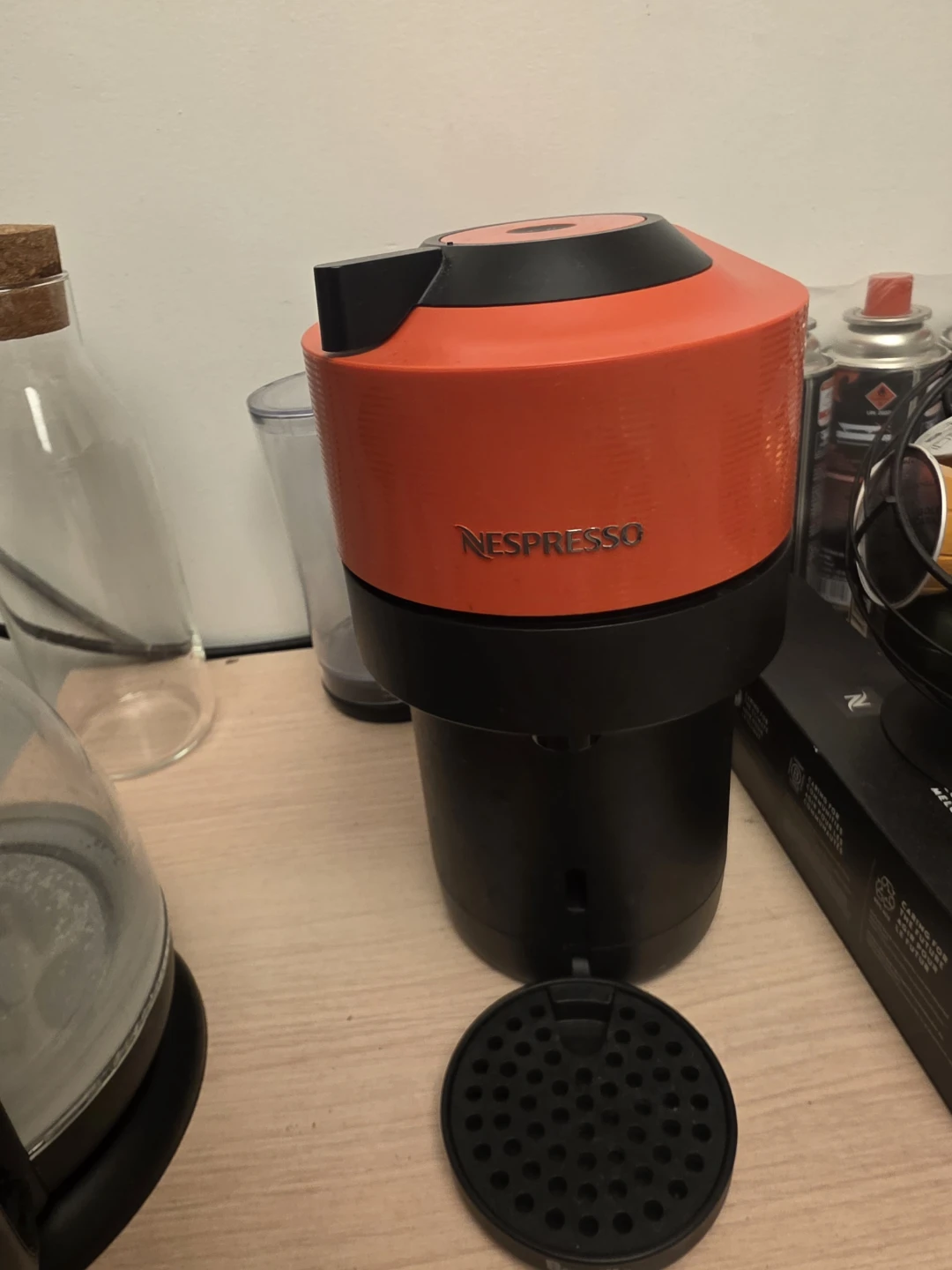Nespresso Essenza Mini Coffee Machine - Red