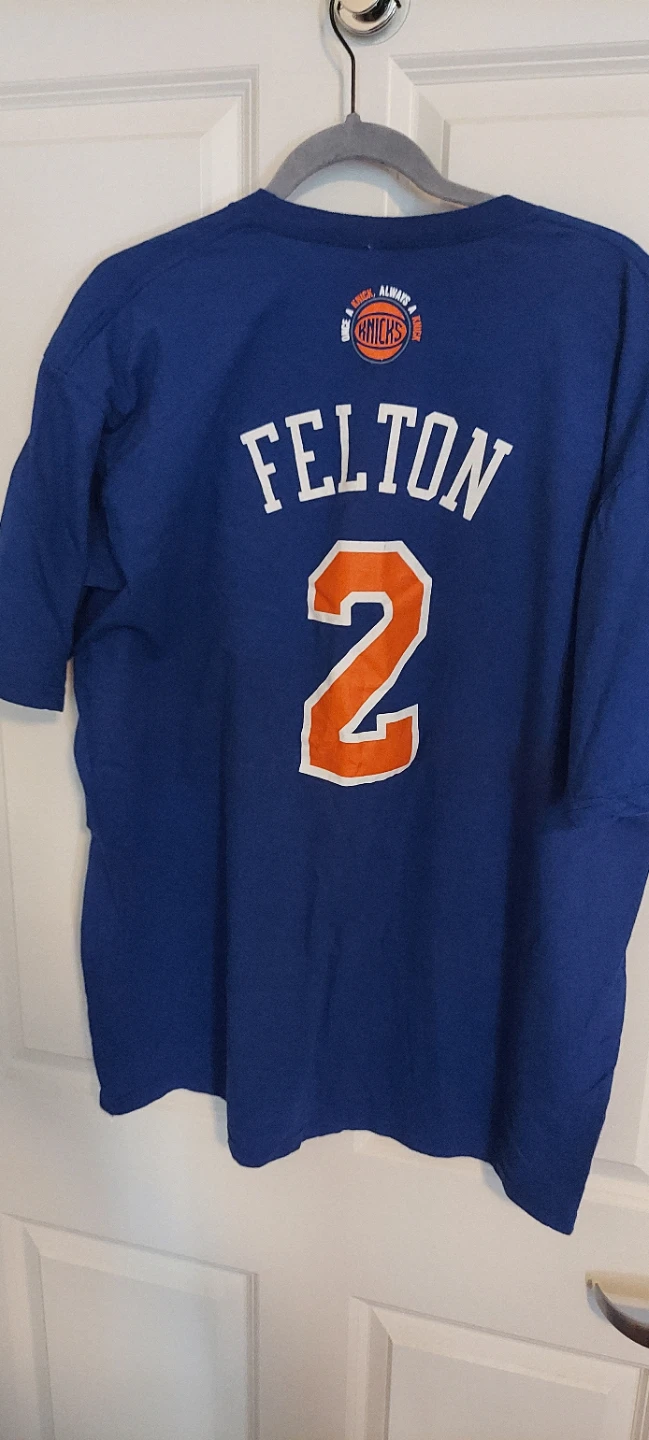 Adidas New York Knicks Felton #2 Basketball T-Shirt 2X