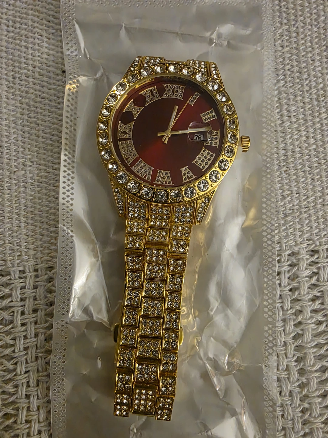 Gold Tone Diamond Accent Watch - photo 2