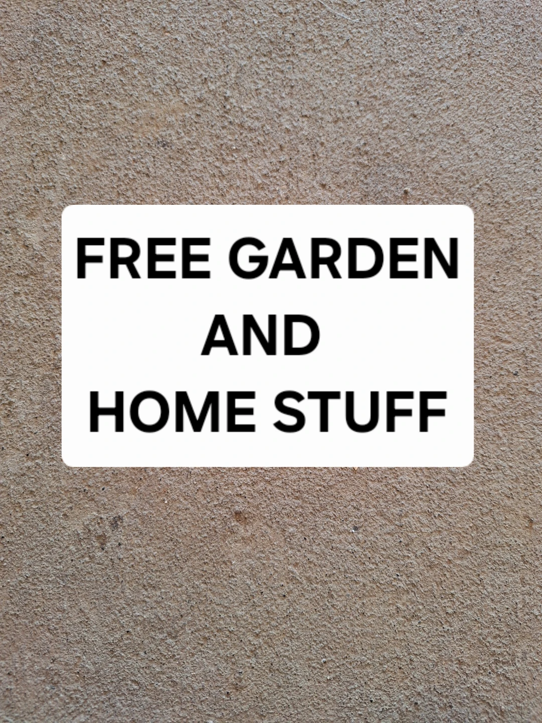 Free (rakes, shovels, ice scraper)