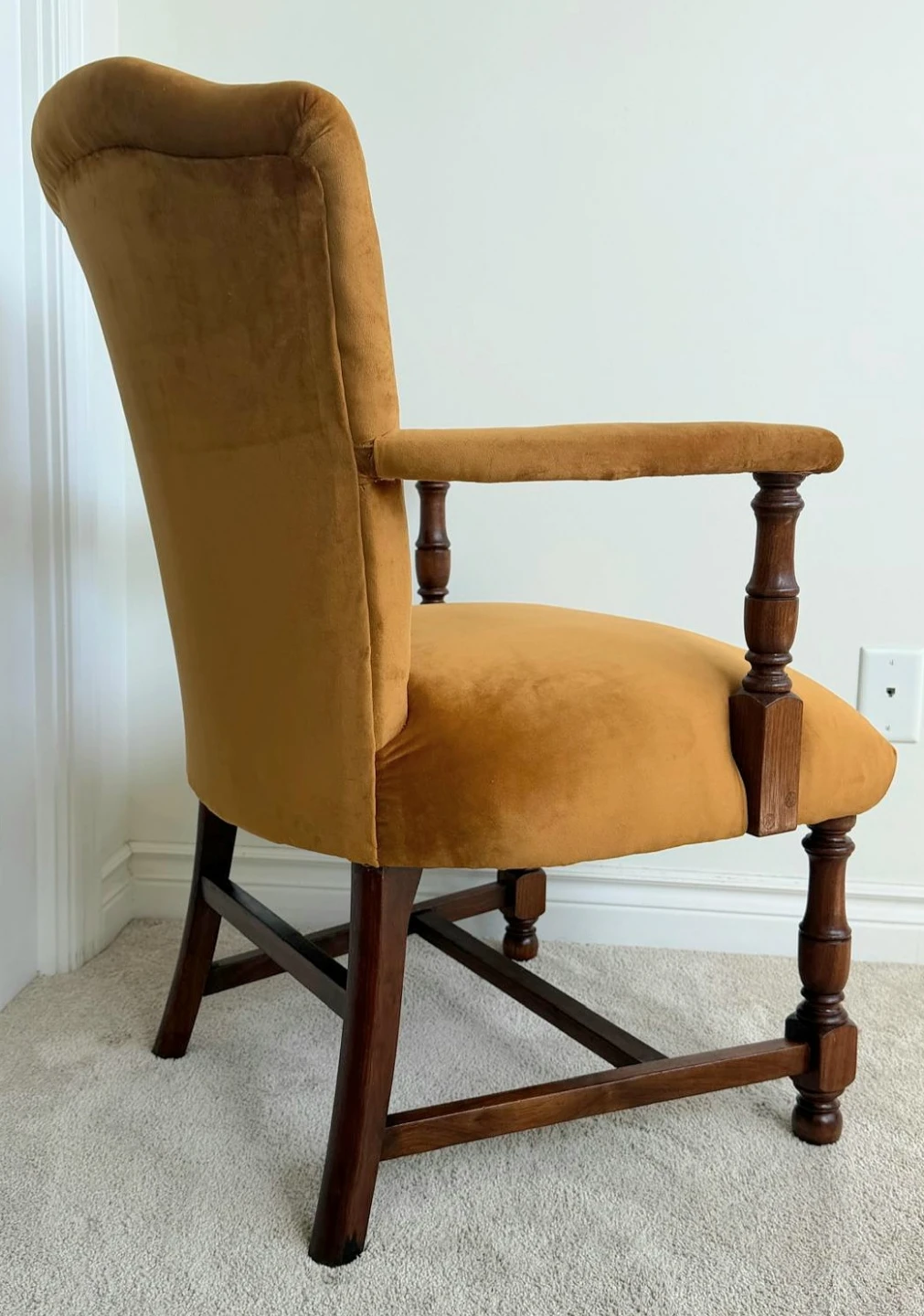 Vintage 1940s H. Krug Banker's Armchair - photo 2