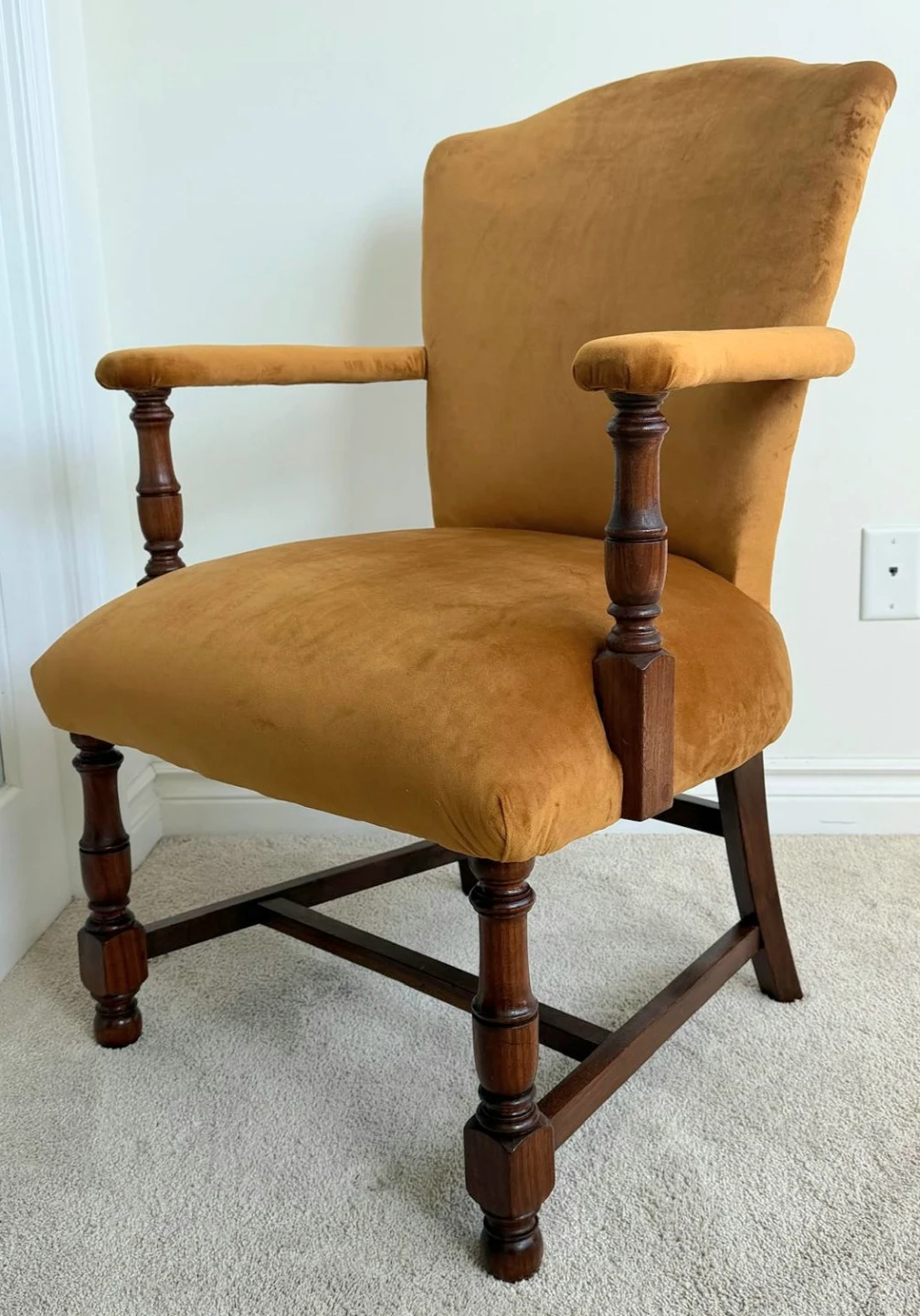 Vintage 1940s H. Krug Banker's Armchair - photo 3
