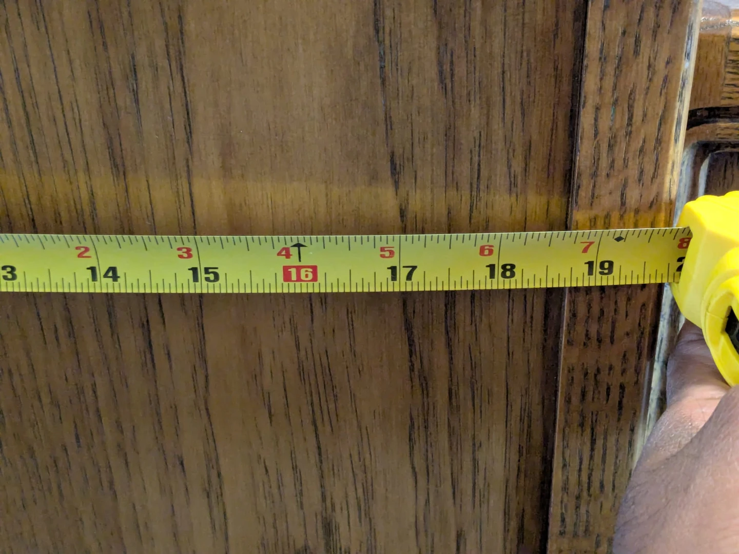 Vintage Oak Wood Wardrobe Armoire Cabinet Cupboard - photo 5