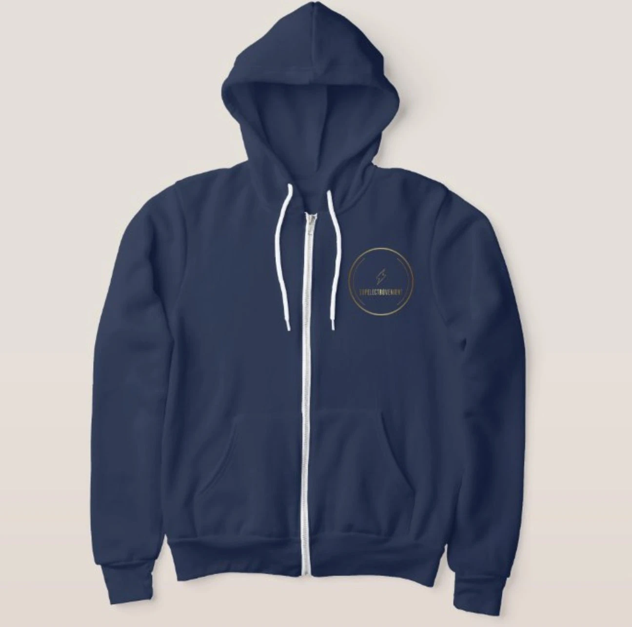 Supelectrovenient Zip-Up Hoodie