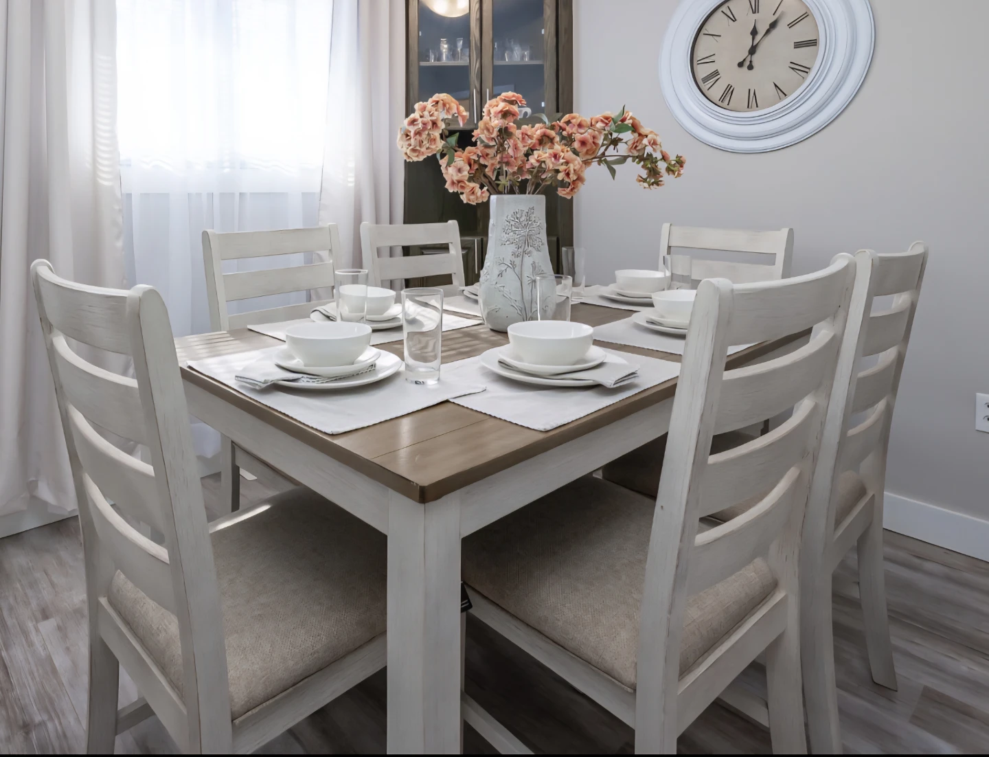 6-Piece Dining Set - Table & 6 Chairs