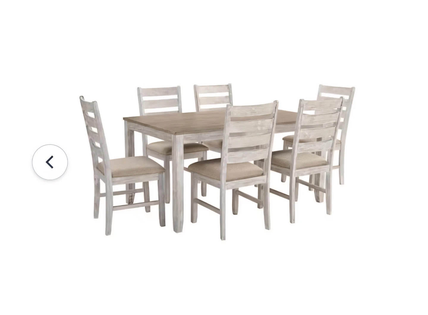 6-Piece Dining Set - Table & 6 Chairs - photo 3