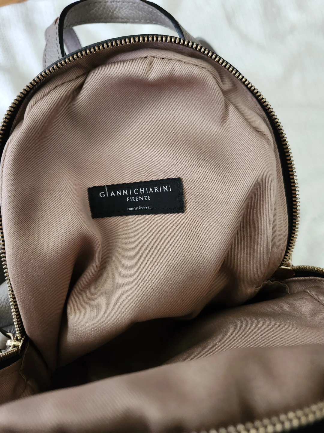 Gianni Chiarini Firenze Leather Backpack Grey - photo 4