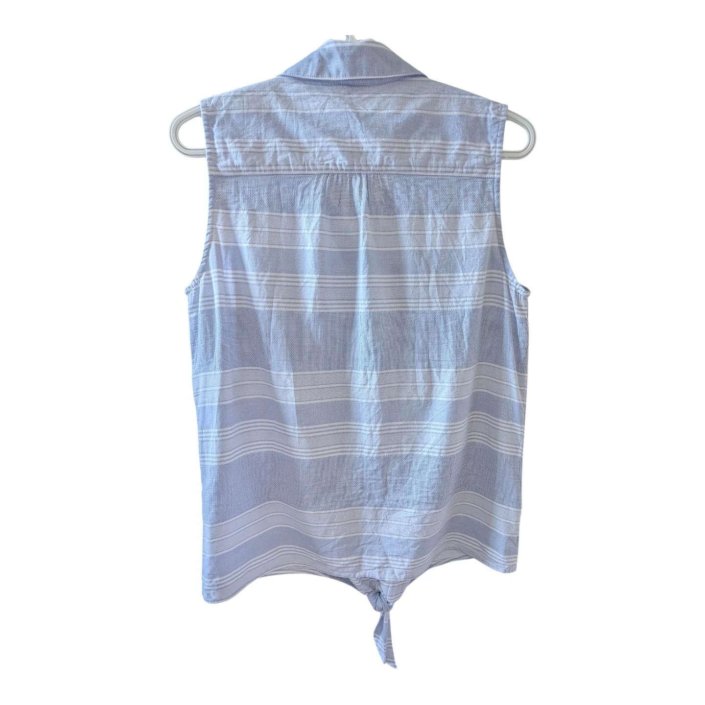 Anne Klein Sleeveless Striped Tie-Front Blouse-size Small - photo 2