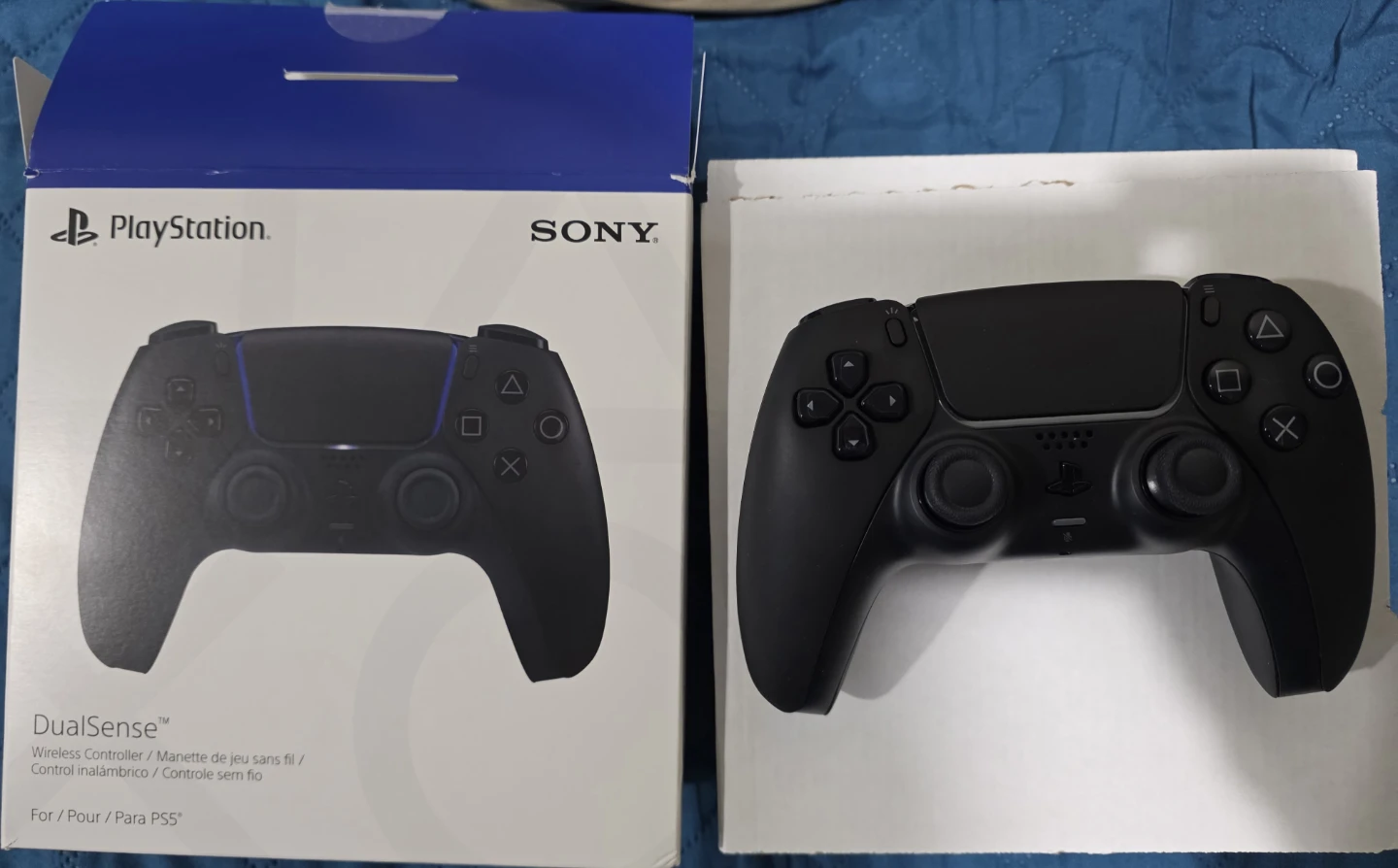 BNIB Midnight Black PS5 Controller - photo 2