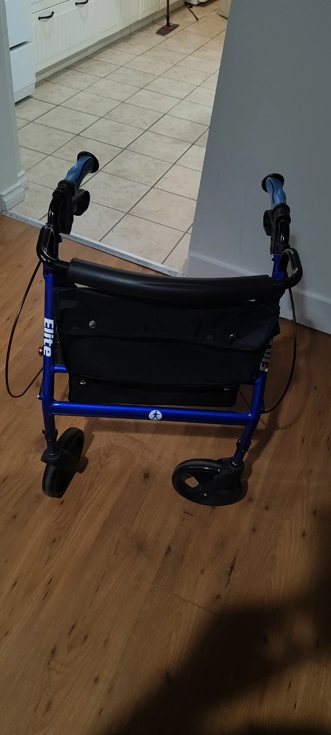 Elite Rollator Walker Blue - photo 2