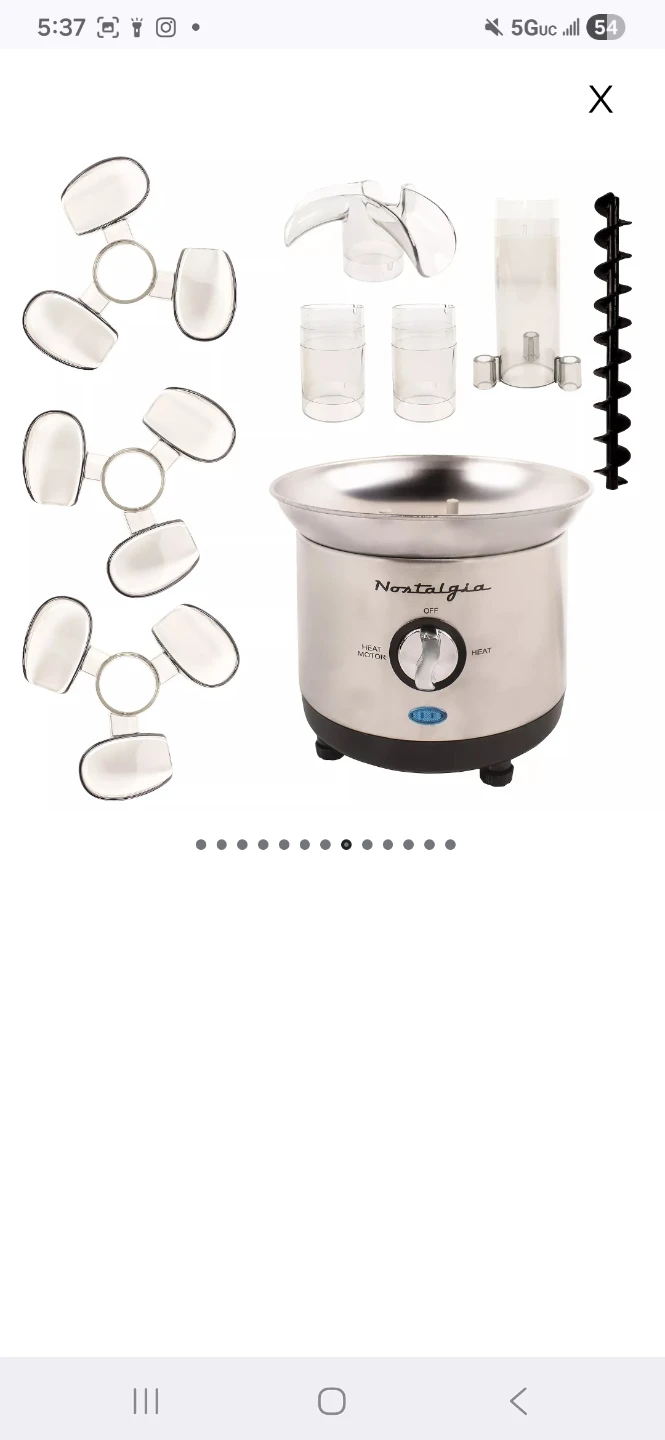 Nostalgia Stainless Steel Chocolate Fondue Fountain - photo 3