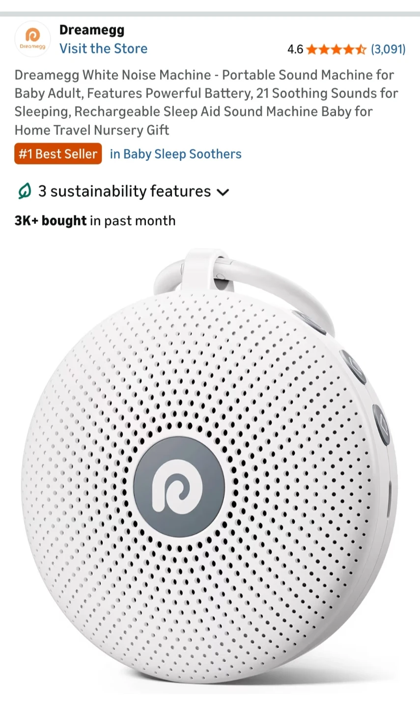 Dreamegg D11 MAX Travel Sound Machine