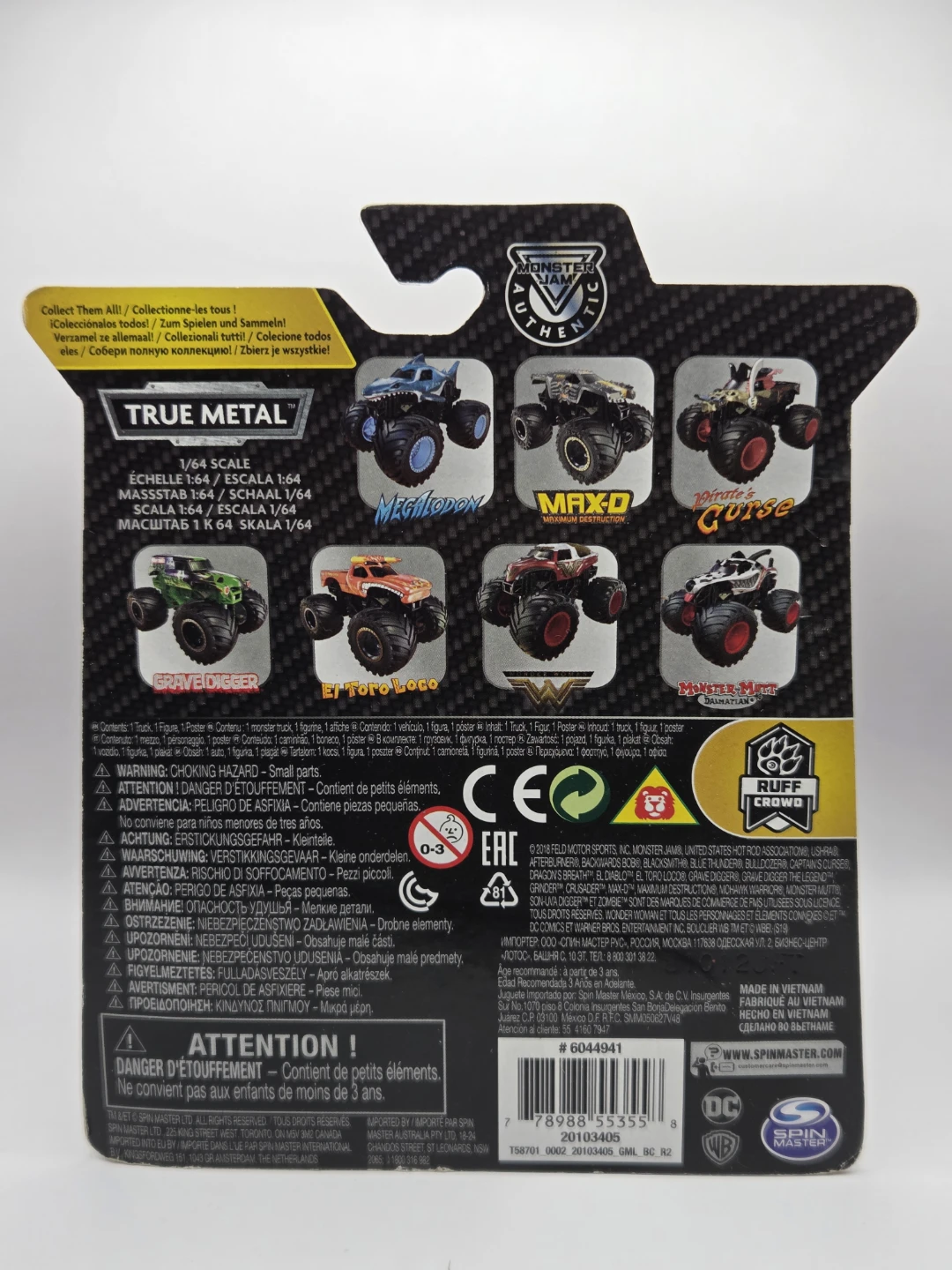 Monster Jam Bounty Hunter 1:64 Scale - Spin Master (New In Box) - photo 3