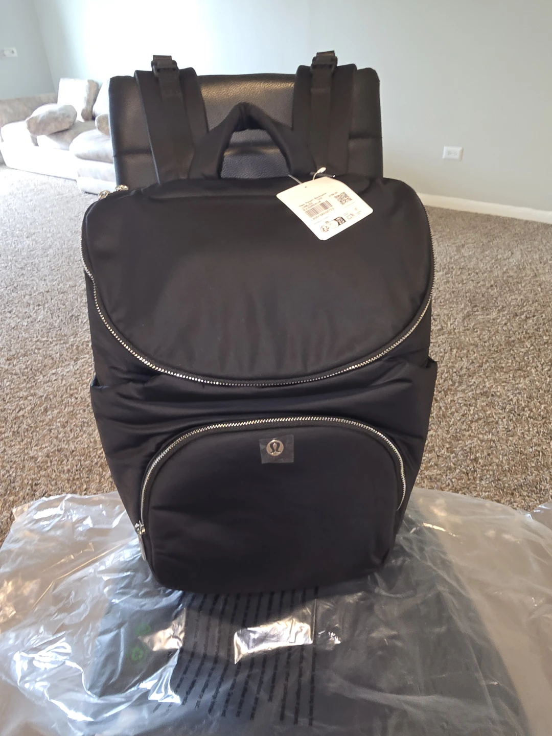 Lululemon Black Backpack