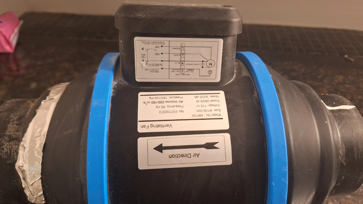 Ventilation Fan AM100 100mm