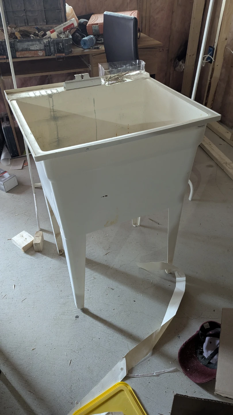 Utility Sink with Legs - photo 2