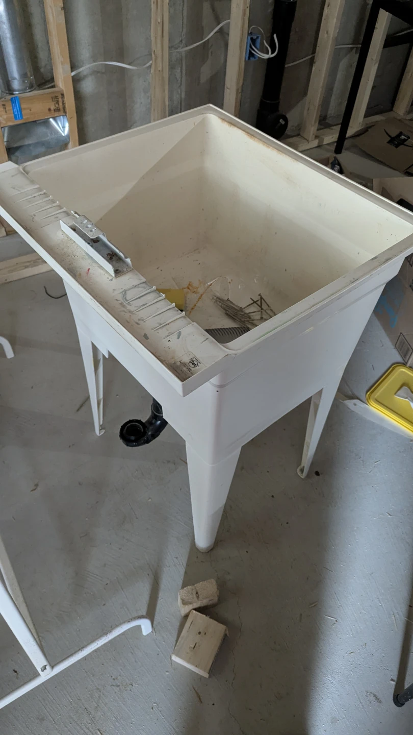 Utility Sink with Legs