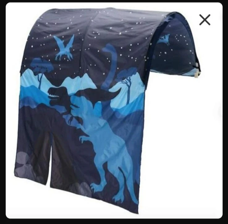 KURA Bed Tent - Dinosaur or Ocean Animals Pattern