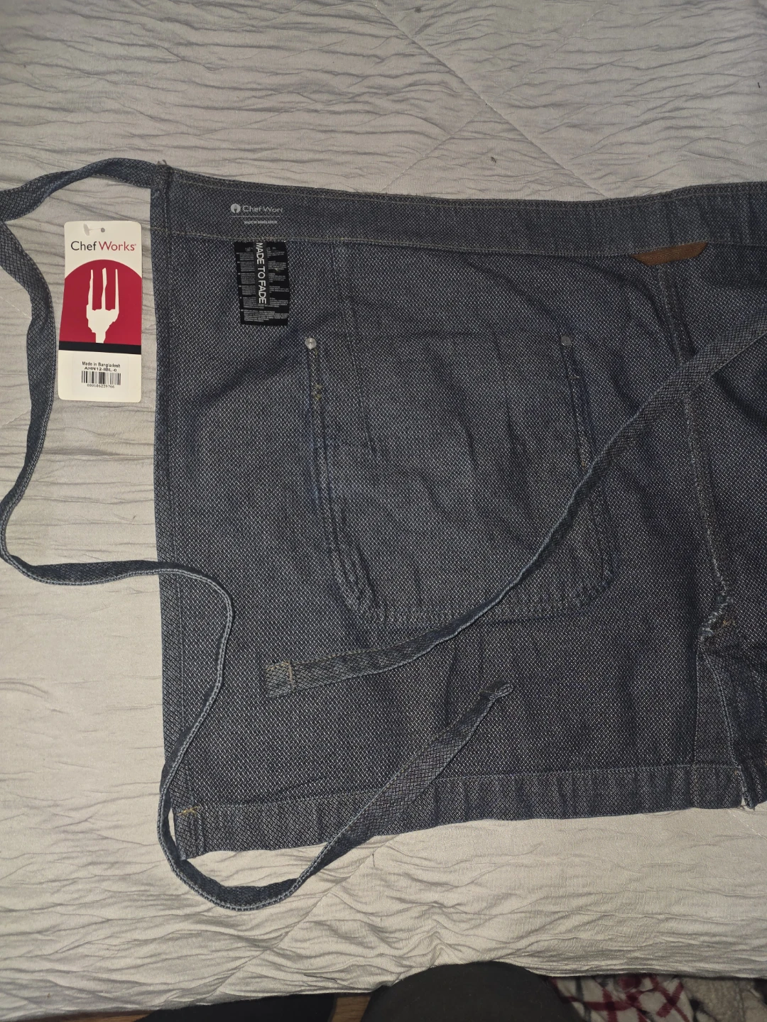 Chef Works Denim Half Bistro Apron - photo 5