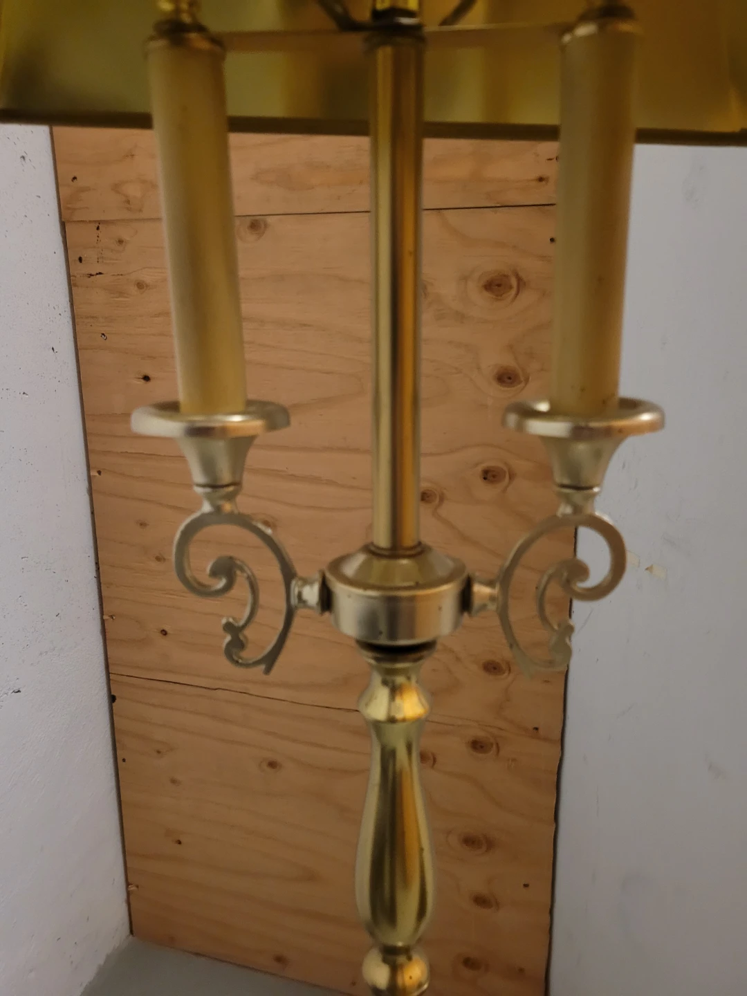 EXECUTIVR RETRO Brass Floor Lamp AND TABLE LAMP WITH Black Shade - photo 2