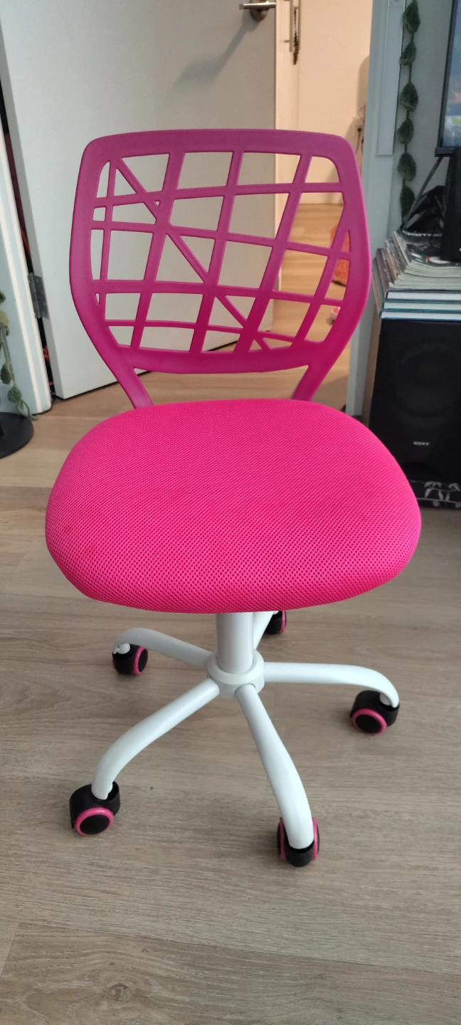 Pink Mesh Office Chair