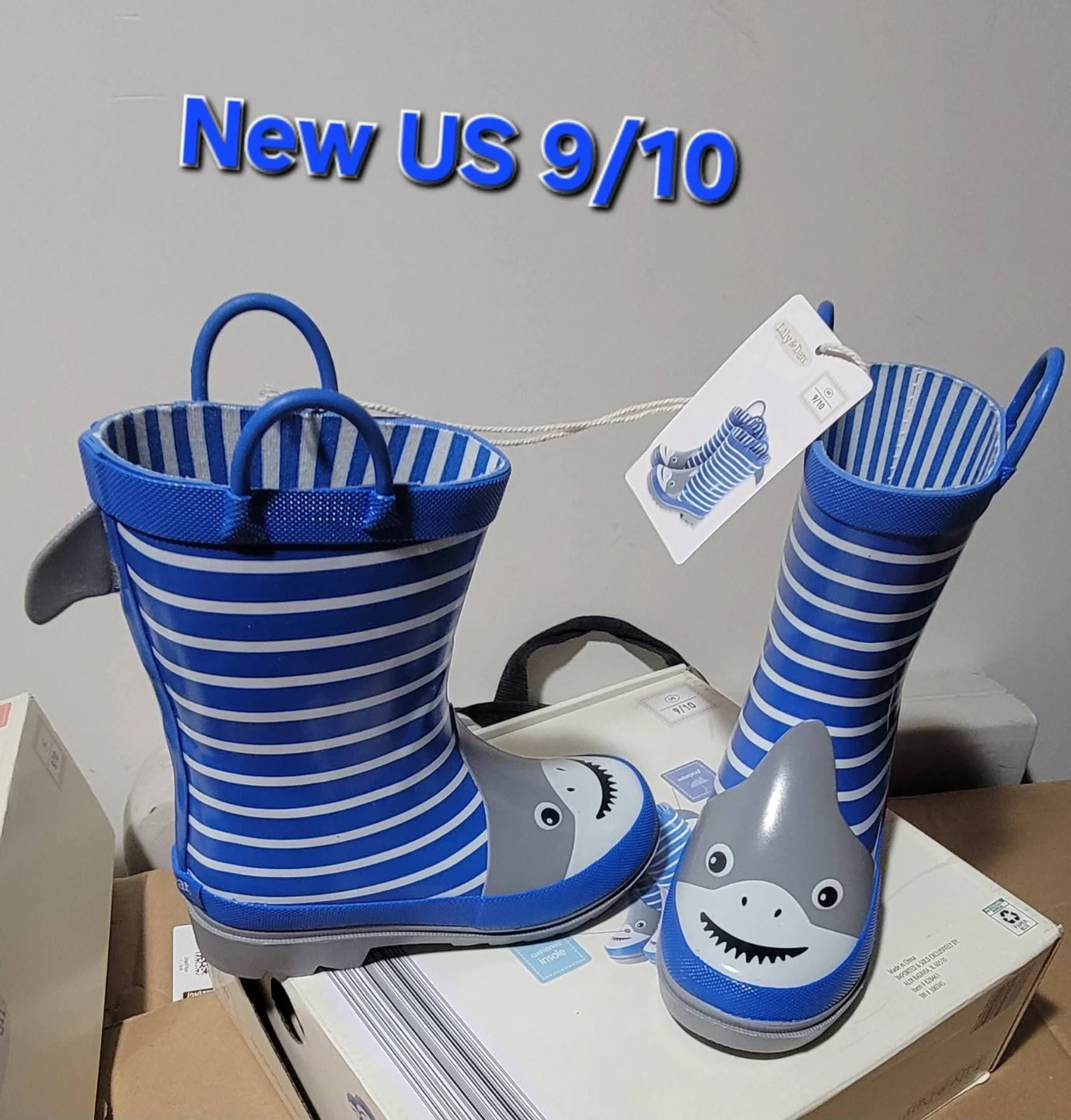 Kids Rain Boots - US Size 9/10