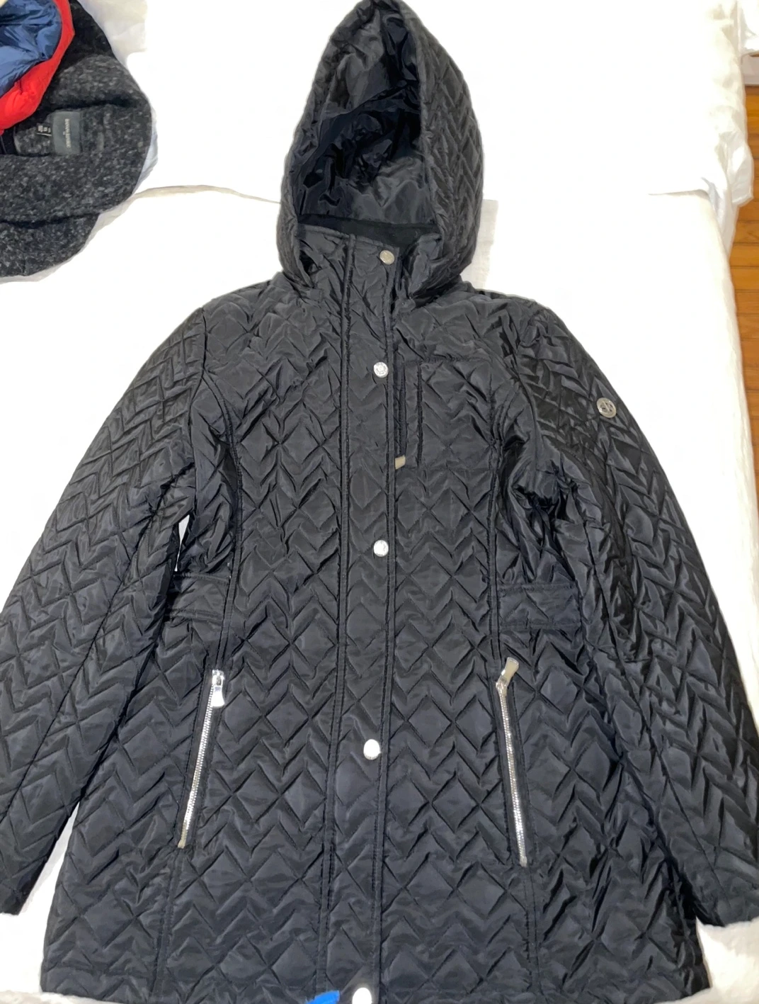 Calvin Klein Quilted Hooded Jacket size: L - photo 4