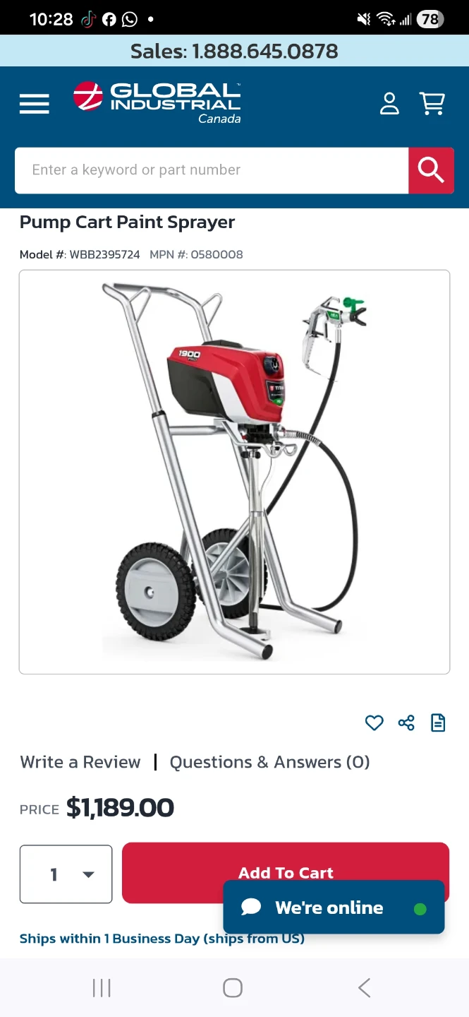 Titan ControlMax 1900 Pro Airless Paint Sprayer