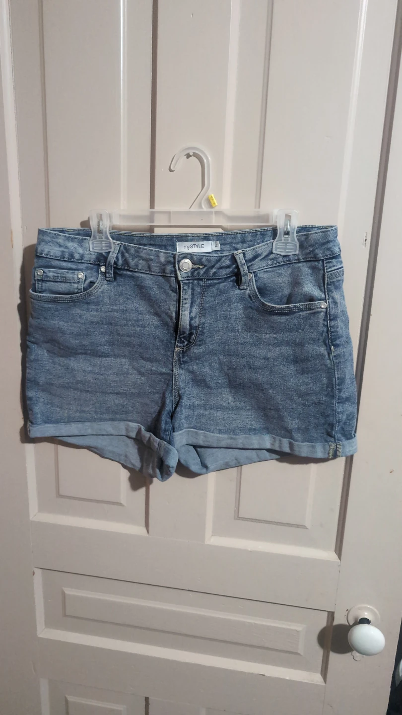 MyStyle Women's Blue Denim Shorts Size 10