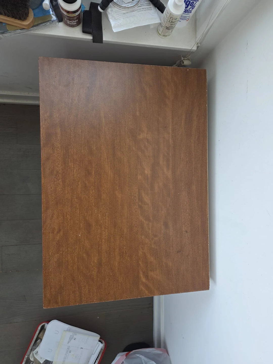 Brown Wooden Cabinet with Two Doors - photo 2
