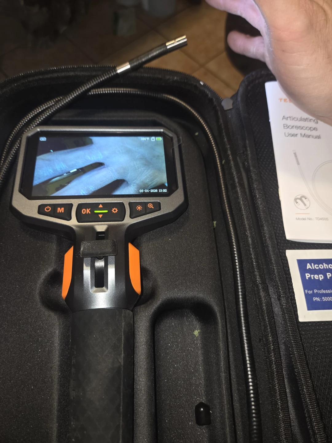 TESLONG Articulating Borescope Inspection Camera