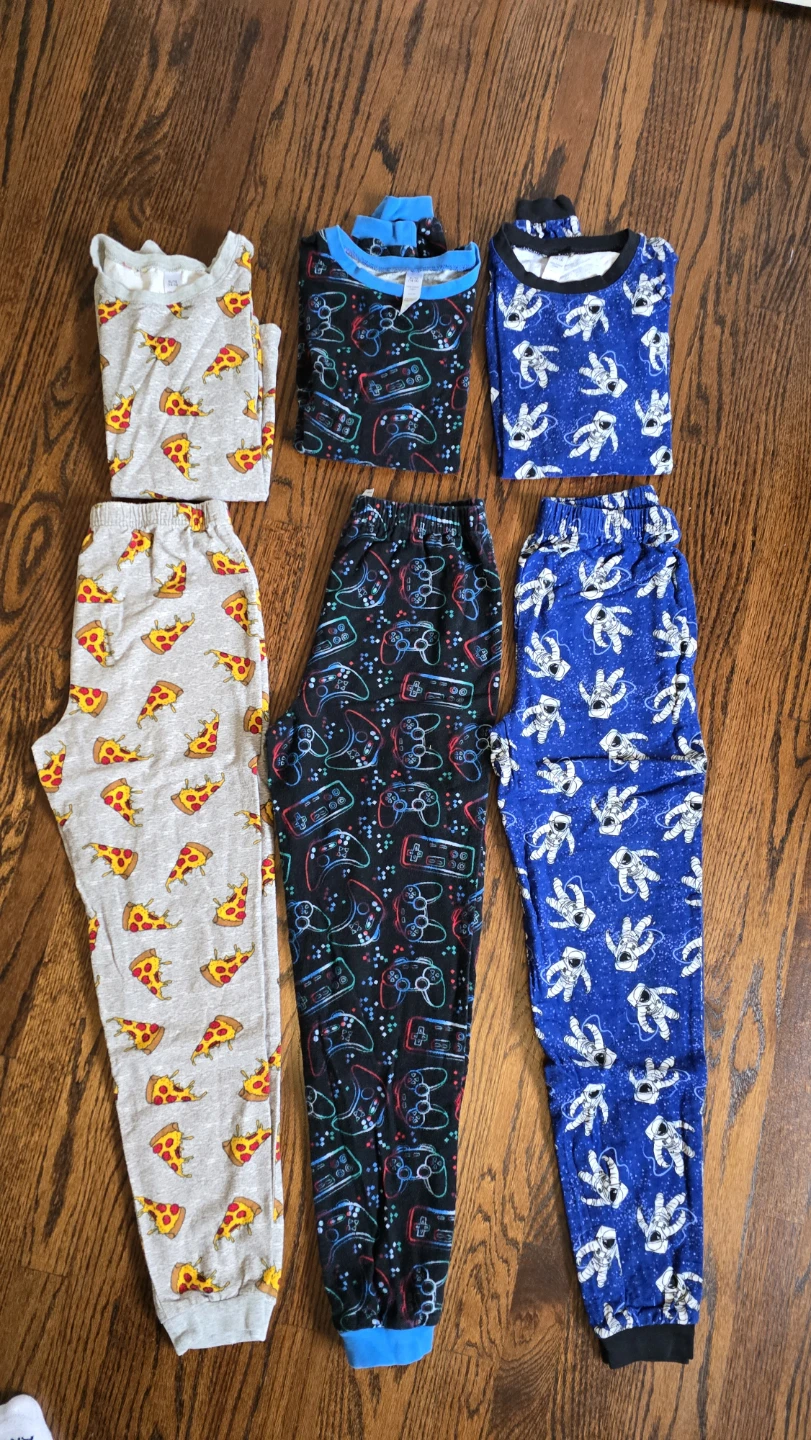3 Boys Pajama Sets - 14Y